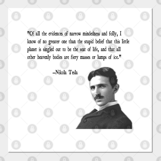 TeePublic - Nikola Tesla Quote